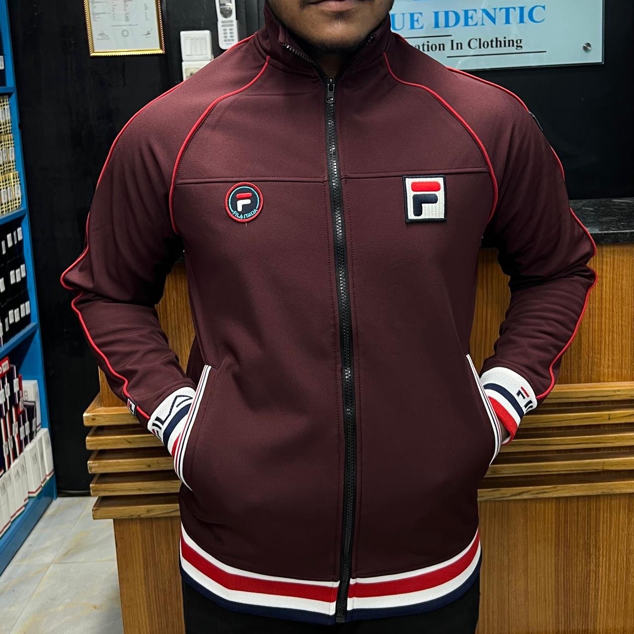 c2c0ad12-adc5-4c87-bbdb-59f29e1a1e7c Men's Premium Bonded Jacket | JKT02-Wine - Image 1