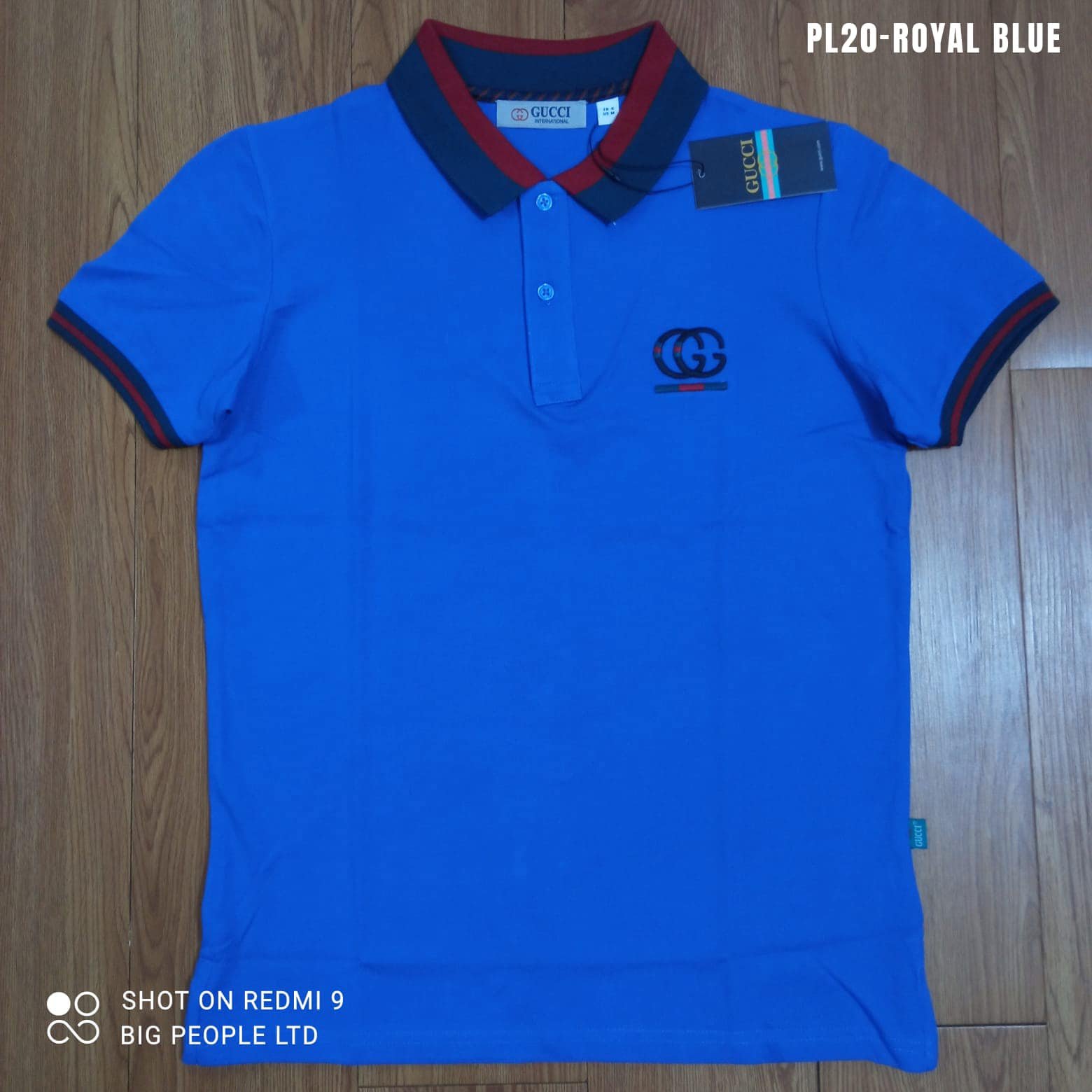 PL20-Blue Men’s Premium Polo | PL20-Blue - Image 1