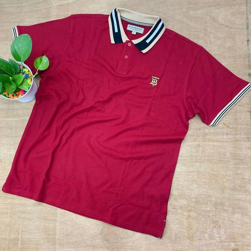 PL39 Maroon Men’s Premium Polo | PL39-Maroon - Image 1