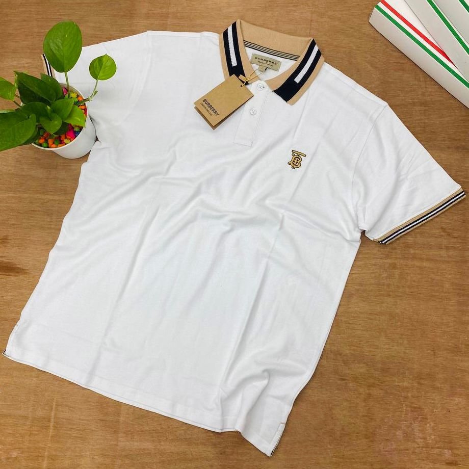 PL39 White Men’s Premium Polo | PL39-White - Image 1